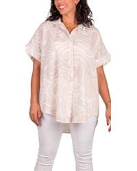 Gigi Moda - Tropical Button Down Shirt - Lyst