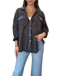 Bluivy - Slouchy Waffle Knit Jacket - Lyst