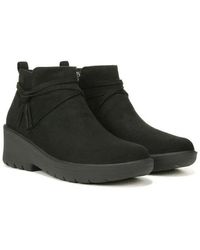 Bzees - Blaine Boots Round Toe Wedge Heel Ankle Bootie Ver177 - Lyst