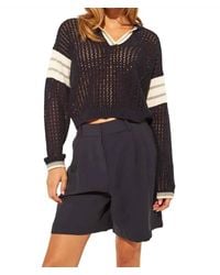 John + Jenn - Brooks Open Knit Sweater - Lyst