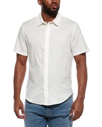 Onia - Linen-Blend Solid Shirt - Lyst