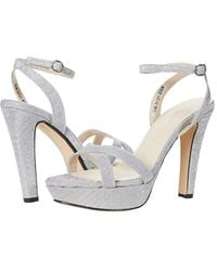 Touch Ups - Elena Sandal Glitter Ankle Strap Stiletto Heel Zap1045 - Lyst
