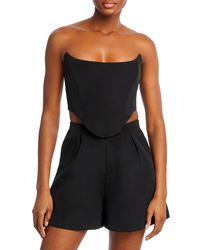 Bardot - Corset Bust Strapless Cropped - Lyst