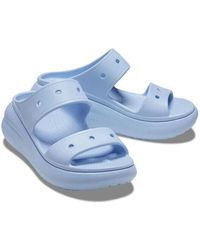 Crocs™ - Classic Crush 207670-4ns Calcite Comfort Slip-on Sandals Cro62 - Lyst