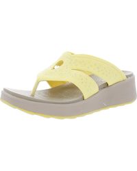Bzees - Nola Bright Rhinestone Slip On Wedge Sandals - Lyst