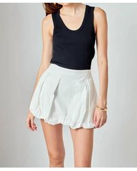 Endless Rose - Claire Bubble Hem Skort - Lyst