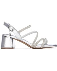 Xti - Faux Leather Open Toe Sandals - Lyst