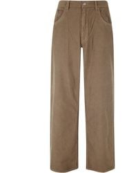 sunflower - Taupe Super Wide Corduroy Cotton Wide-Leg Pants - Lyst
