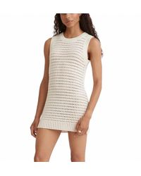 Matthew Bruch - Knit Mesh Tank Mini Dress - Lyst