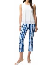 Joseph Ribkoff - Millennium Abstract Print Crop Pull-On Pants - Lyst