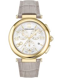 Ferragamo - Ferragamo Legacy Chronograph Watch - Lyst