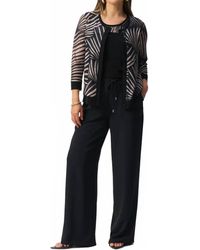 Joseph Ribkoff - Tropical Print Cami & Cover-Up 3/4 Sleeves 2-Piece Set Jacket - Lyst