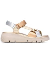 Xti - Faux Leather Open Toe Sandals - Lyst