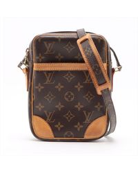 Danube leather crossbody bag Louis Vuitton Brown in Leather - 36139763