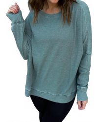 Mono B - Waffle Ribbed Pullover - Lyst