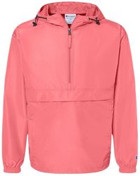Champion - Packable Quarter-Zip Jacket - Lyst