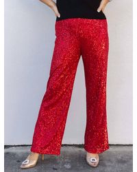 Skies Are Blue - Occasion Ready Sequin Pants - Lyst