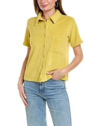 Monrow - Terry Cloth Pocket Shirt - Lyst