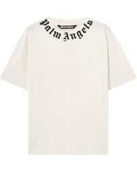 Palm Angels - Neck Logo Regular Tee - Lyst