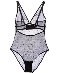 Else - Kate Soft Plunge Bodysuit - Lyst