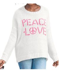 Wooden Ships - Peace Love Crew Sweater - Lyst