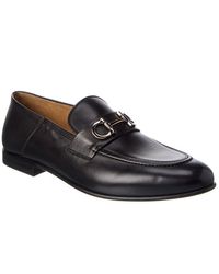Ferragamo - Gin Slip-on Leather Loafers - Lyst