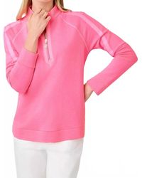 Lilly Pulitzer - Ashlee Half-Zip Pullover Sweater - Lyst