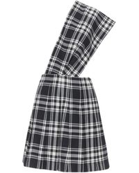 Comme des Garçons - Tricot Comme Des Garcons 1980s Vintage Plaid Check Sash Pleated Skirt - Lyst
