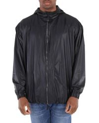 Emporio Armani - Hooded Technical-Jersey Blouson Jacket - Lyst