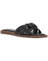 Vince Camuto - Barcellen Leather Slip On Flatform Sandals - Lyst
