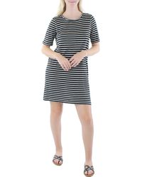 Eileen Fisher - Crewneck Midi T-shirt Dress - Lyst