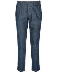 Michael Coal - Mid-Rise Trousers With Tapered Leg And Classic Cut - Lyst