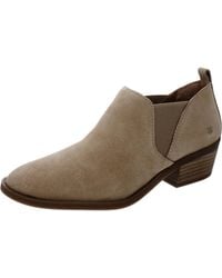 Lucky Brand - Fallo Suede Slip On Ankle Boots - Lyst