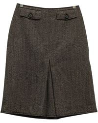 Victoria Beckham - A-Line Skirt With Pockets - Lyst