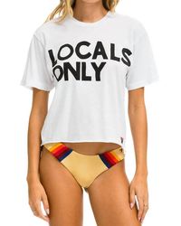Aviator Nation - Locals Only Boyfriend Tee - Lyst