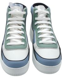 Bally - Kenton 6302315 White High Top Leather Sneakers - Lyst