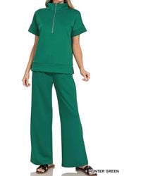 Zenana - Structured Stretch Pullover Top - Lyst