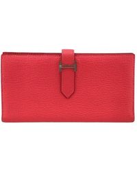 Hermès - Leather Wallet (pre-owned) - Lyst