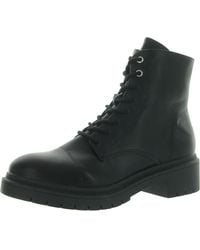 Style & Co. - Zaharaa Faux Leather Ankle Combat & Lace-Up Boots - Lyst