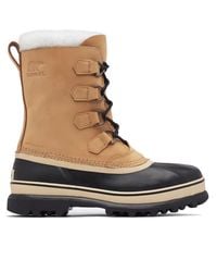 Sorel - Tan Caribou Two-Tone Winter Ski Boots - Lyst