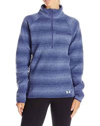 Under Armour - Wintersweet Half Zip Fleece Pullover - Lyst