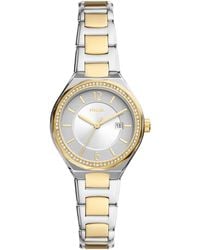 Fossil - Eevie Three-hand Date, Stainless Steel Watch - Lyst