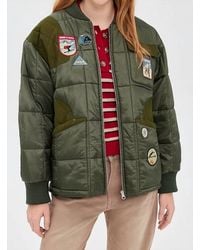Sea - Eira Quilted Patched Puffer Jacket - Lyst