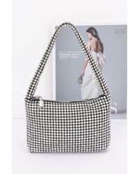 Fashnzfab - Oversized Stone Small Hobo Bag - Lyst