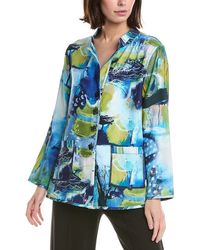Lemon Grass - Stand Collar Reversible Jacket - Lyst