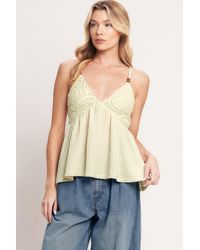 TRUEDAMES - Desert Bloom Woven Top - Lyst