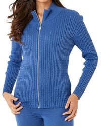 French Kyss - Braided Zip Up Jacket - Lyst