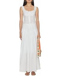 STAUD - Lou Lace Sleeveless Top - Lyst