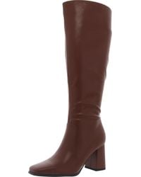 Madden Girl - Mtb2323 Block Heel Manmade Knee-High Boots - Lyst
