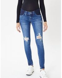 Kancan - Maternity Inset Band Super Skinny Jeans - Lyst